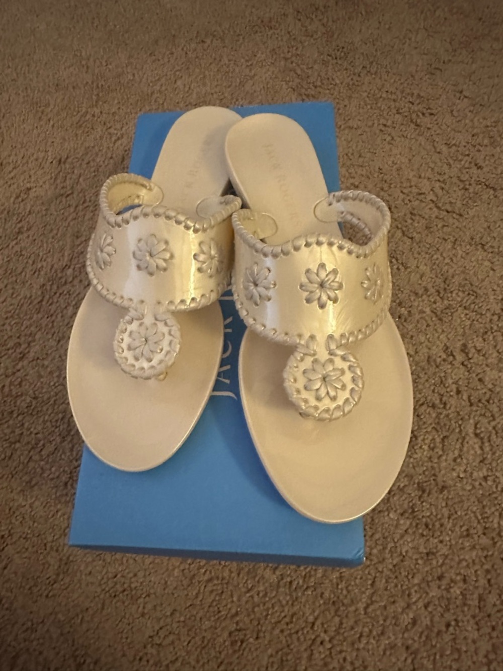 Jack Rogers Jelly Sandals 8 New
